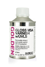 Golden Golden UVLS Mineral Spirit Acrylic Varnish, Gloss 8oz