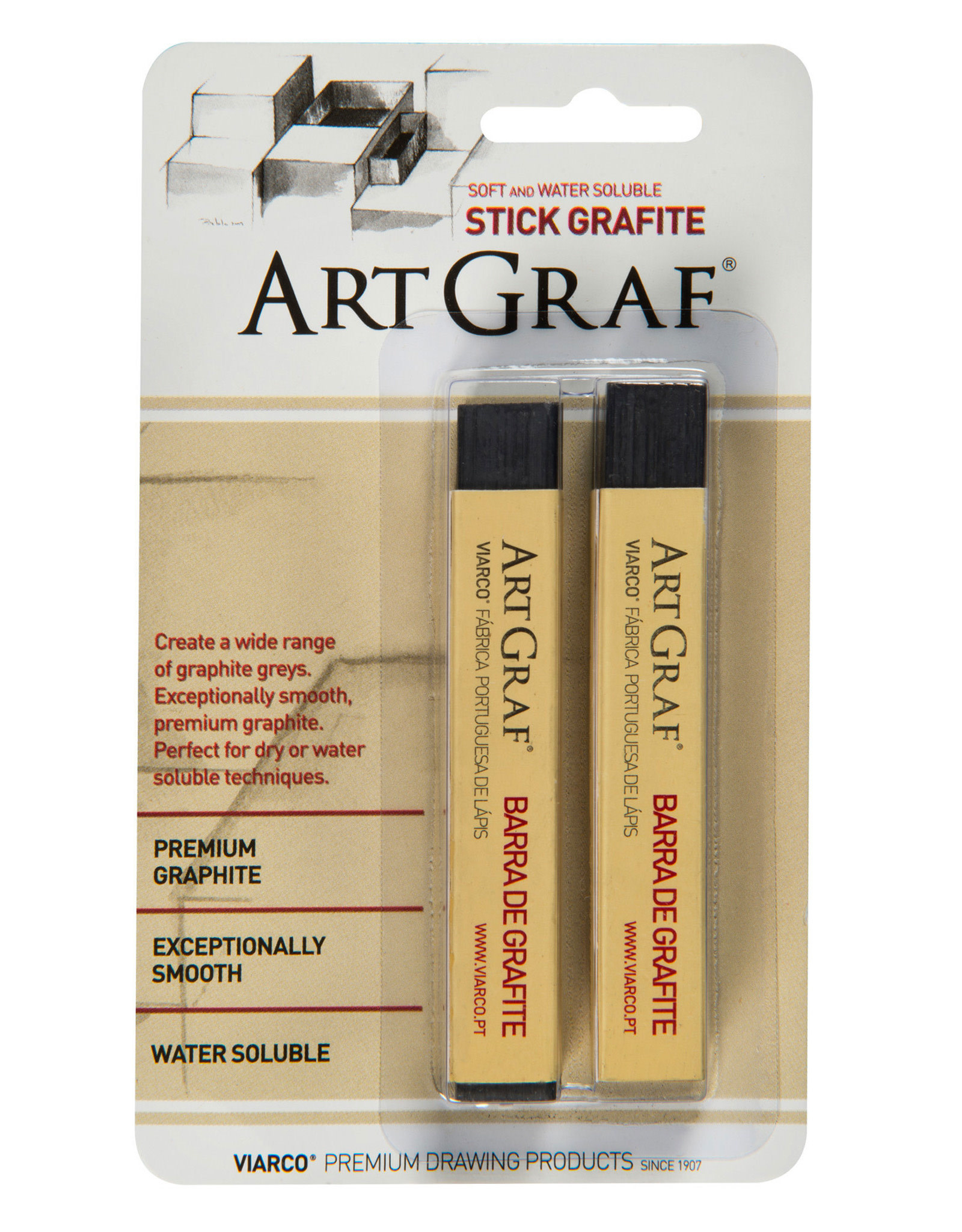 ArtGraf ArtGraf Graphite Stick, 2 pk
