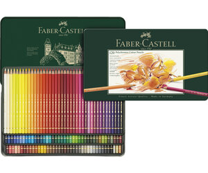Faber-Castell Polychromos Metal Tin of 120 - The Art Store