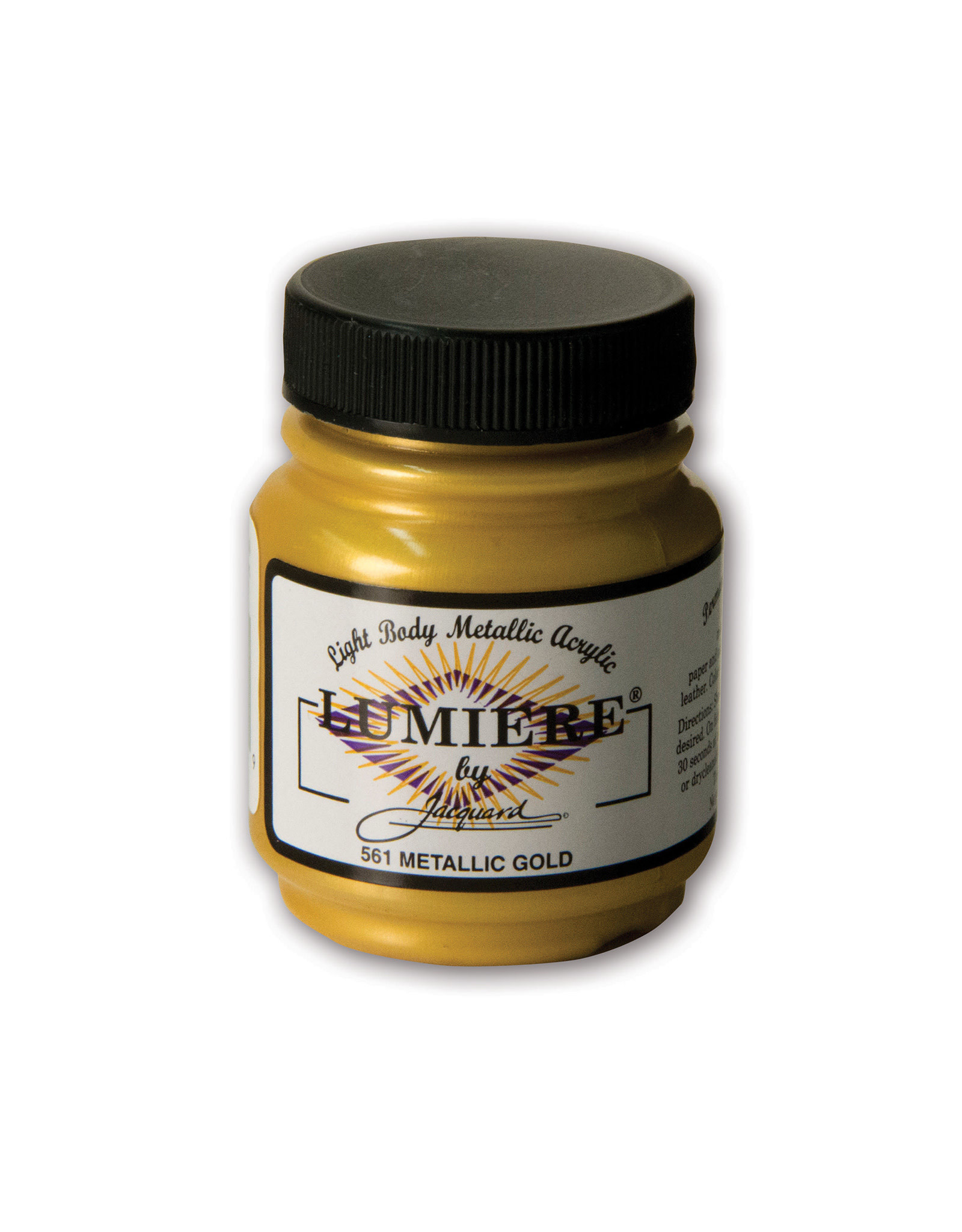 Jacquard Lumiere Acrylic Paint, Metallic Gold 2¼oz - The Art  Store/Commercial Art Supply