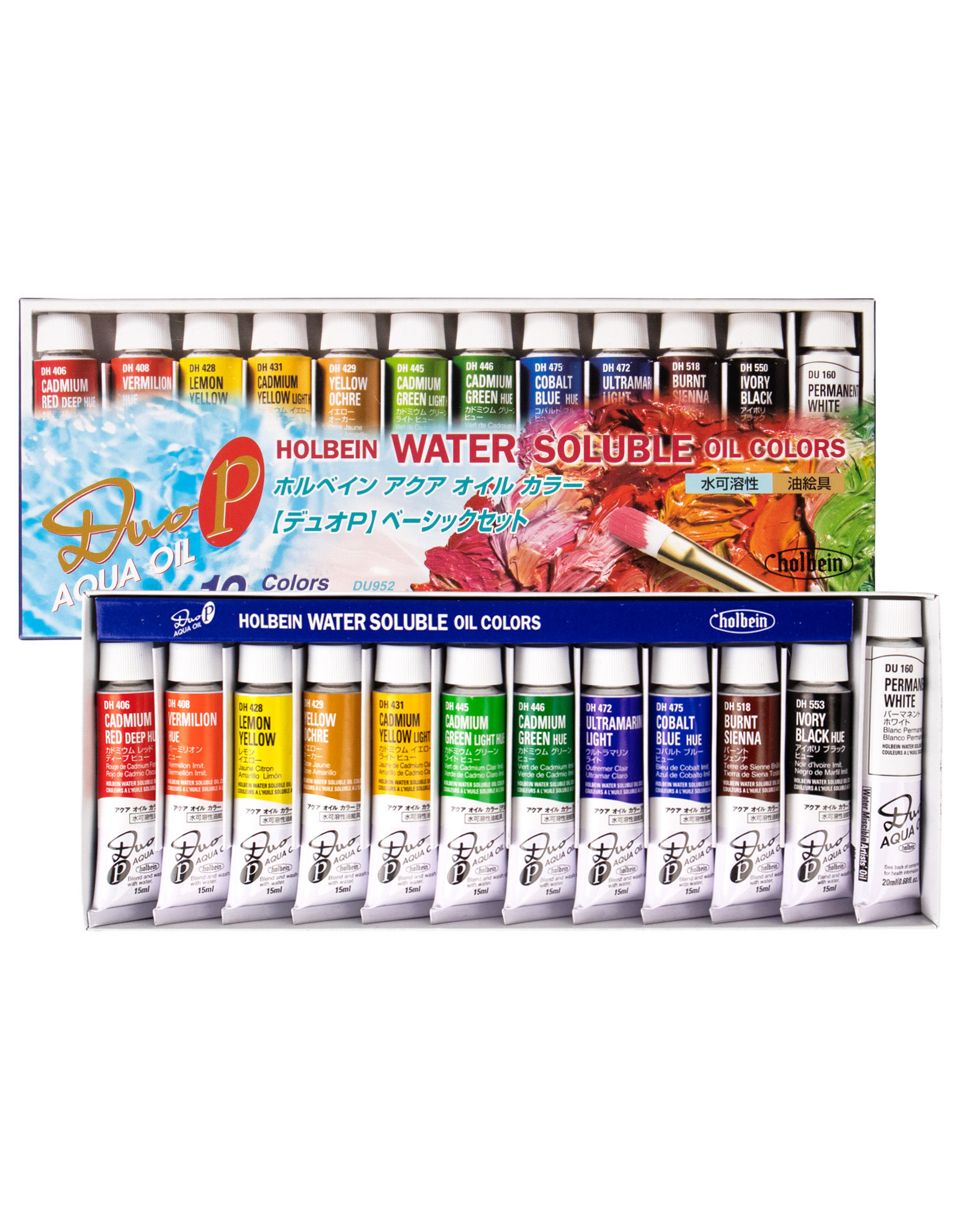 HOLBEIN Holbein DUO Aqua Oil Color, Basic set of 12