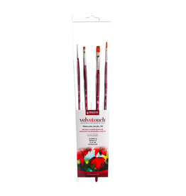 Princeton Princeton Velvetouch Long Handle Brush Set of 4