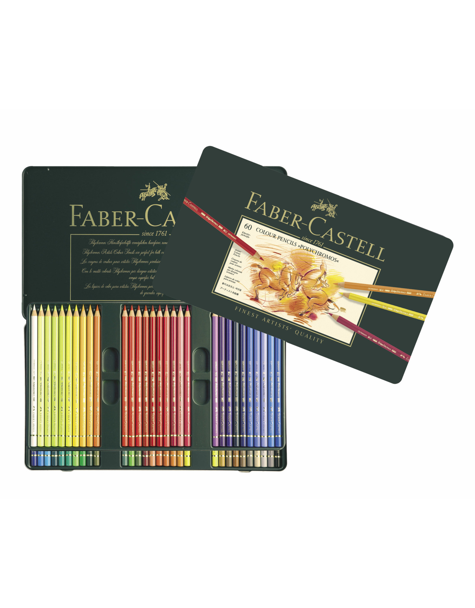 FABER-CASTELL Faber-Castel Polychromos, Set of 60