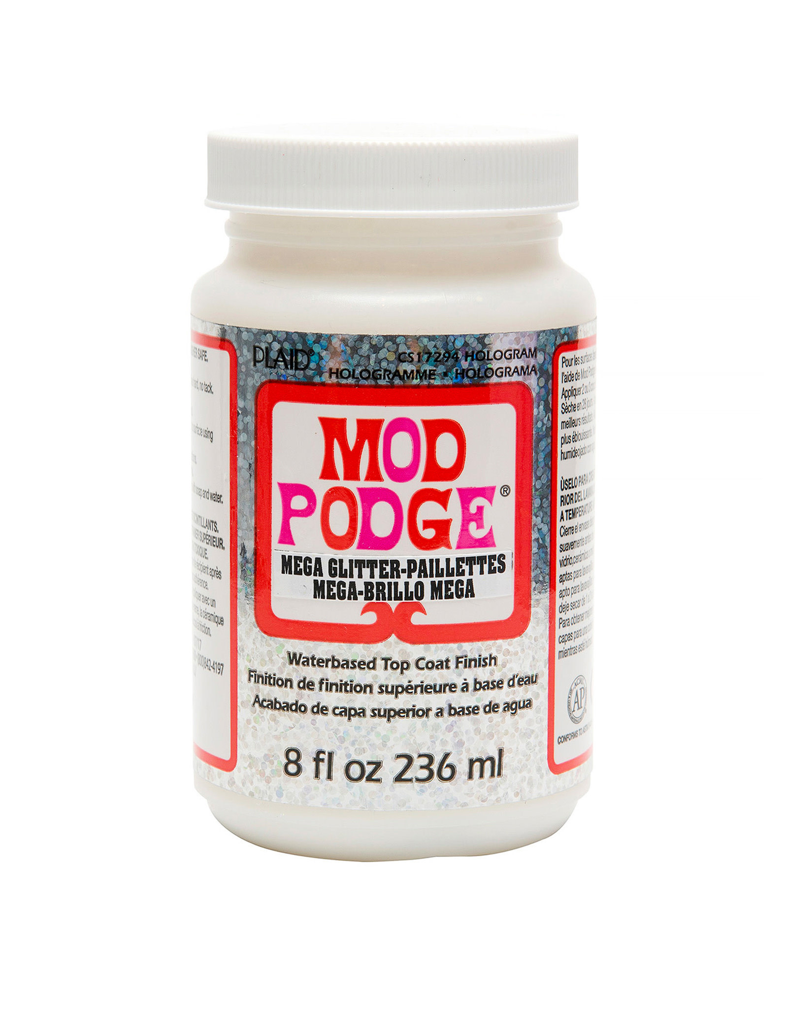 CLEARANCE Mod Podge Mega Glitter Hologram, 8oz