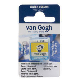 Royal Talens Van Gogh Half Pan Watercolour, Permanent Lemon Yellow