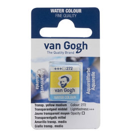 Royal Talens Van Gogh Half Pan Watercolour, Transparent Yellow Medium