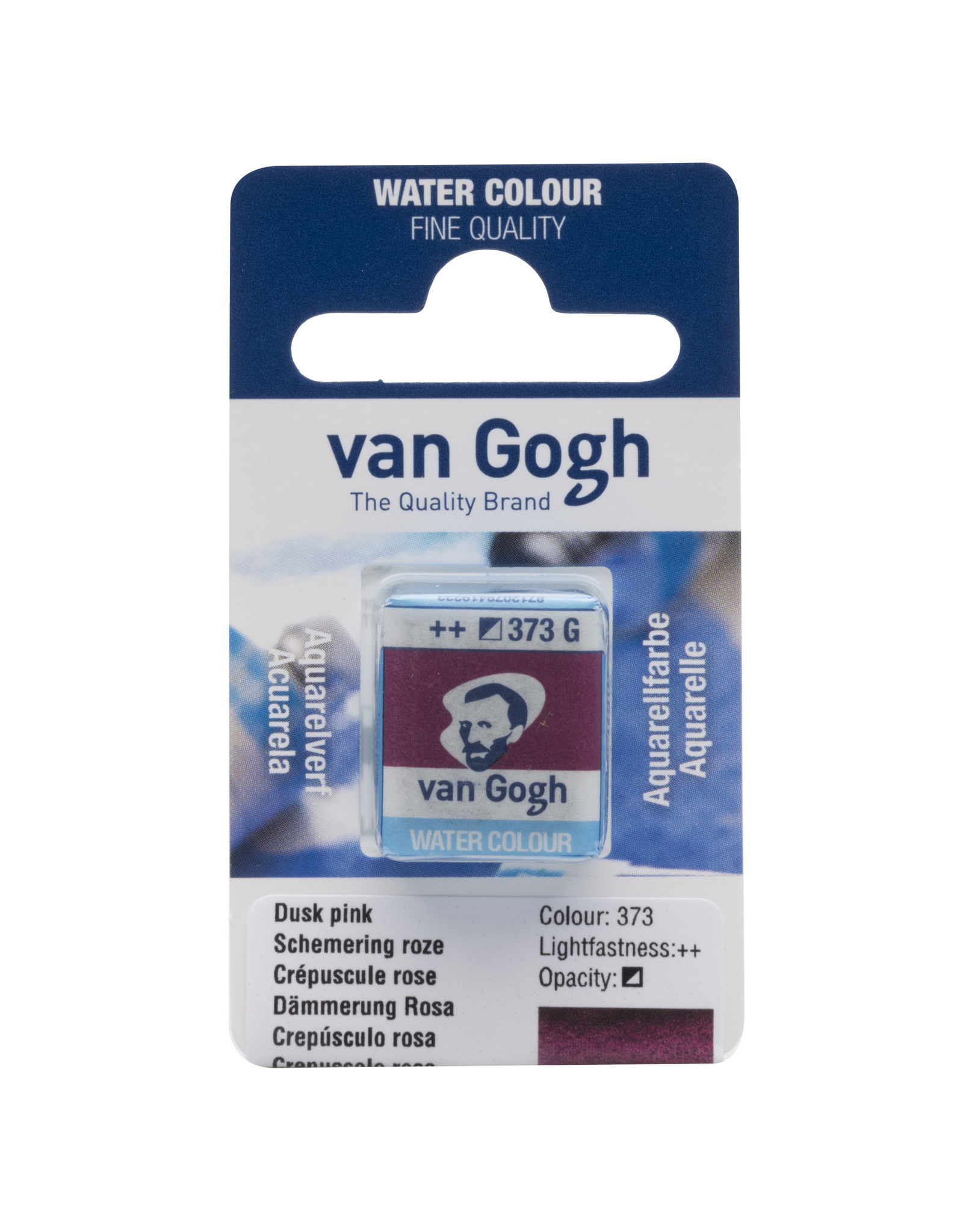 Royal Talens Van Gogh Half Pan Watercolour, Dusk Pink