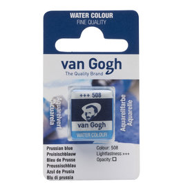 Royal Talens Van Gogh Half Pan Watercolour, Prussian Blue