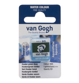 Royal Talens Van Gogh Half Pan Watercolour, Hooker Green Deep