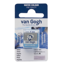 Royal Talens Van Gogh Half Pan Watercolour, Silver