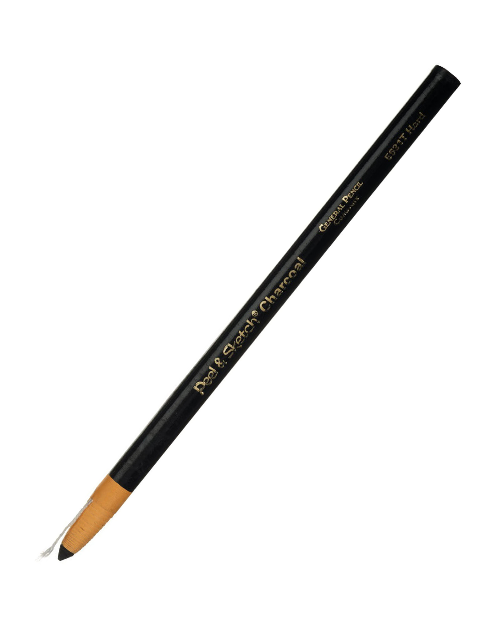 General Pencil General’s Peel & Sketch Charcoal Pencil - Hard