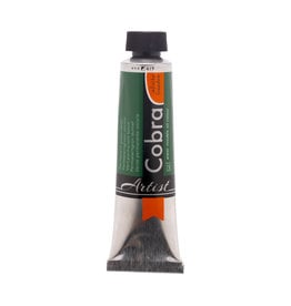 Royal Talens Cobra Water Mixable Artist Oils, Permanent Green Deep 40ml