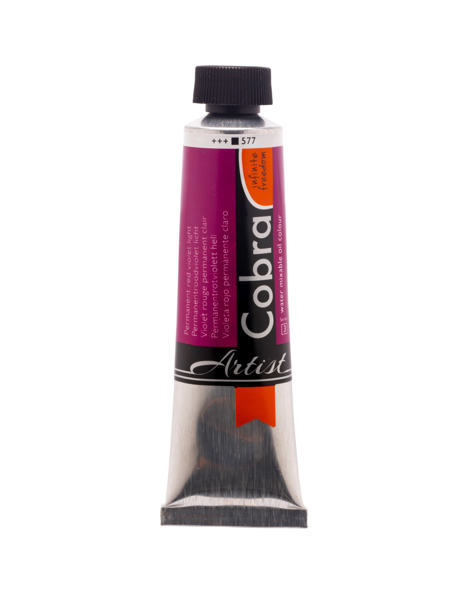 Royal Talens Cobra Water Mixable Artist Oils,  Permanent Red Violet Light 40ml