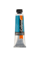 Royal Talens Cobra Water Mixable Artist Oils, Phthalo Turquoise Blue 40ml