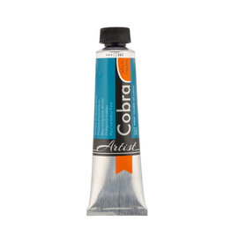 Royal Talens Cobra Water Mixable Artist Oils, Phthalo Turquoise Blue 40ml