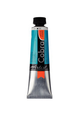 Royal Talens Cobra Water Mixable Artist Oils,  Turquoise Blue 40ml
