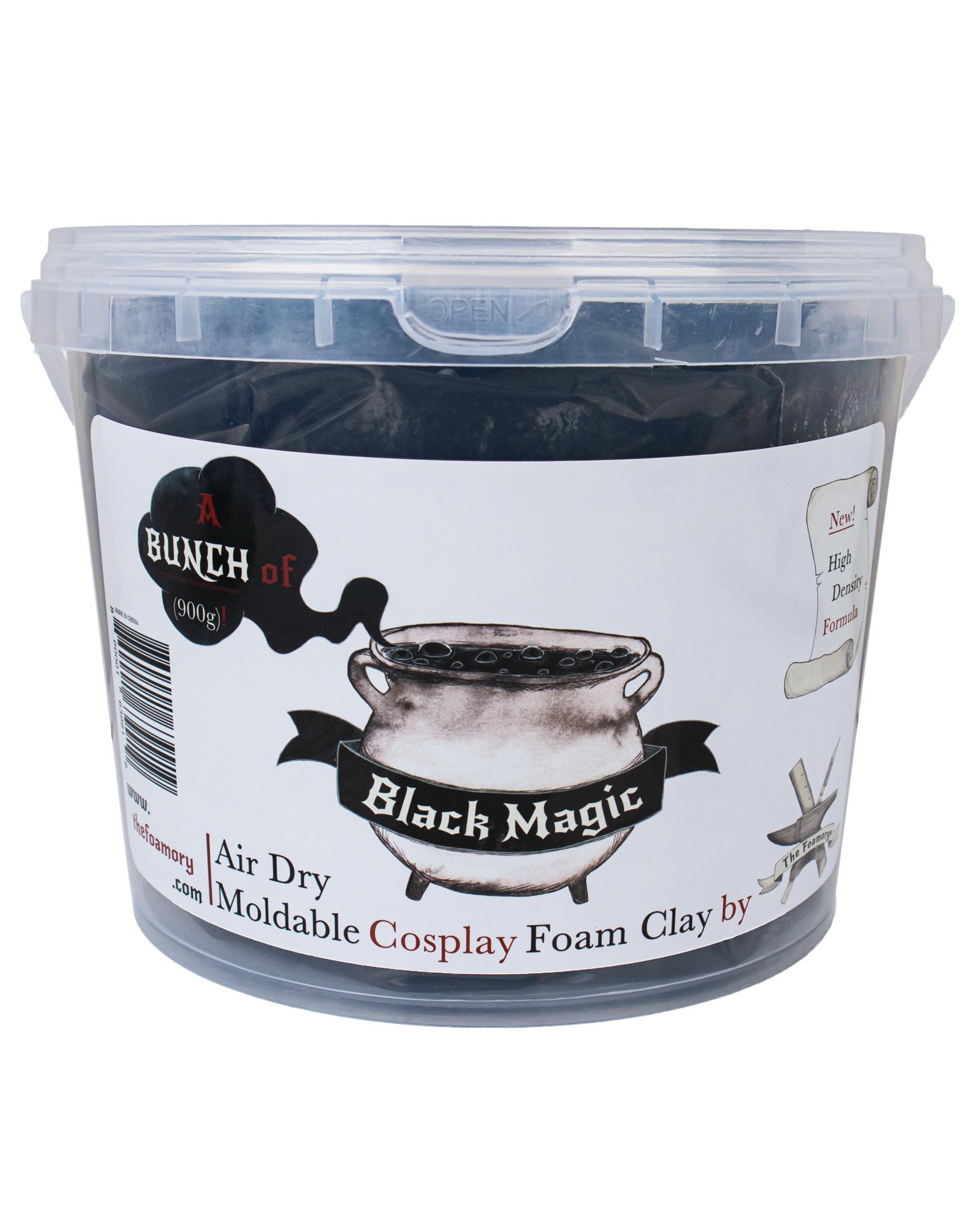 900g Black Foam Clay - The Art Store/Commercial Art Supply