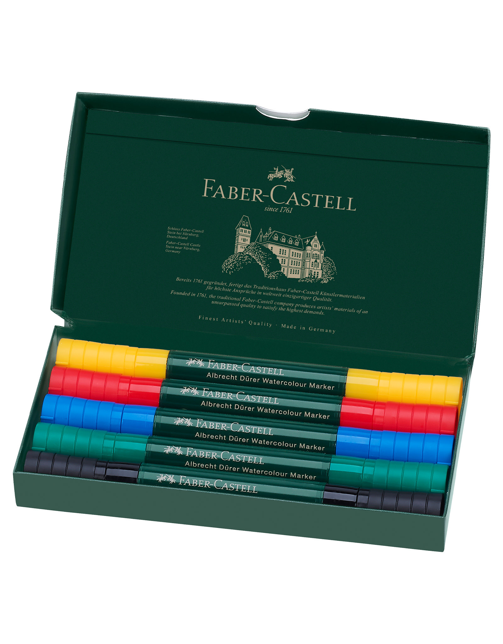 FABER-CASTELL Albrecht Durer Watercolor Markers, Gift Box of 5