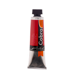 Royal Talens Cobra Water Mixable Artist Oils, Pyrrole Red Deep 40ml