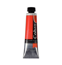 Royal Talens Cobra Water Mixable Artist Oils, Pyrrole Red Light 40ml