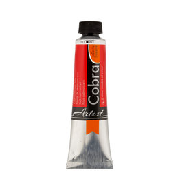 Royal Talens Cobra Water Mixable Artist Oils,  Cadmium Red Light 40ml