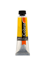 Royal Talens Cobra Water Mixable Artist Oils, Permanent Yellow Medium 40ml