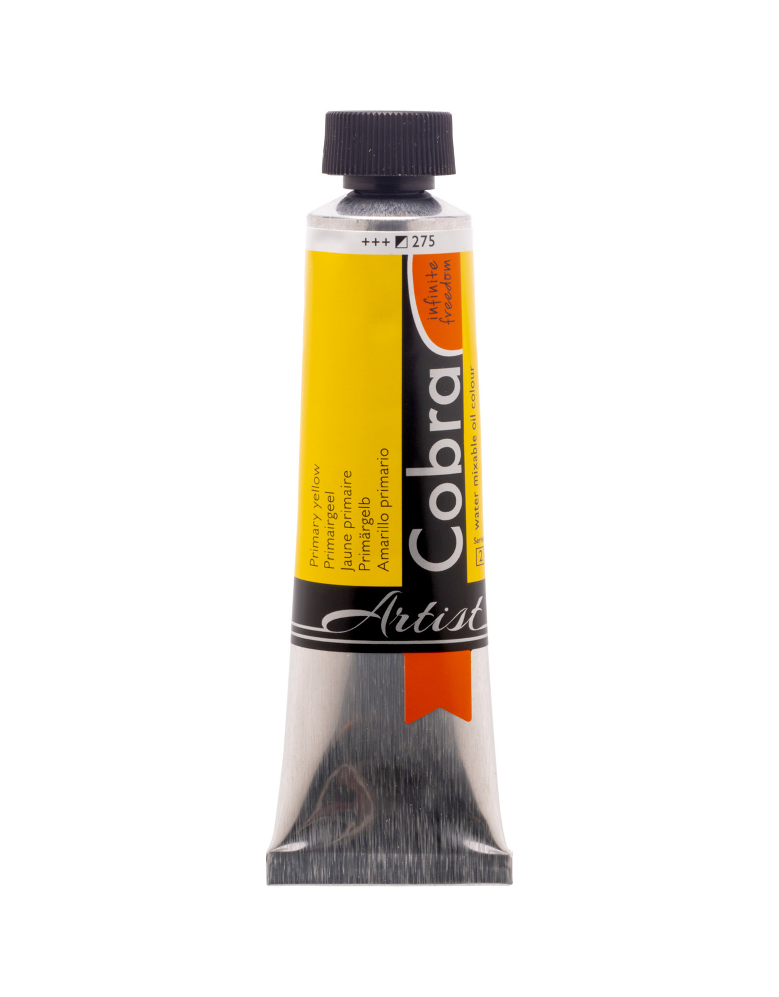Royal Talens Cobra Water Mixable Artist Oils,  Primary Yellow 40ml