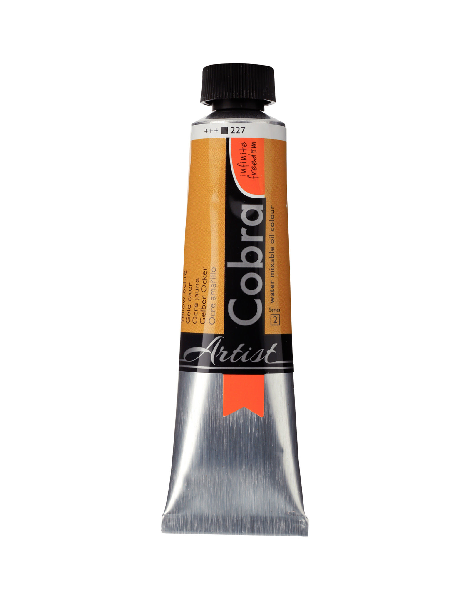 Royal Talens Cobra Water Mixable Artist Oils,  Yellow Ochre 40ml