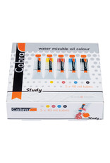 Royal Talens Cobra Water Mixable Oil Color, Primary Set of 5