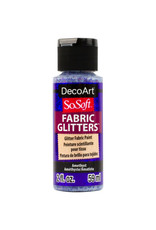 DecoArt DecoArt SoSoft Fabric Glitters, Amethyst 2oz
