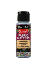 DecoArt DecoArt SoSoft Fabric Glitters, Confetti 2oz