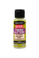 DecoArt DecoArt SoSoft Fabric Glitters, Gold Glitz 2oz