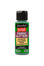 DecoArt DecoArt SoSoft Fabric Glitters, Golden Jade 2oz