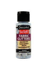 DecoArt DecoArt SoSoft Fabric Glitters, Hologram 2oz