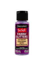 DecoArt DecoArt SoSoft Fabric Glitters, Sugar Plum 2oz