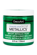 DecoArt DecoArt Americana Decor Metallics, Emerald 8oz