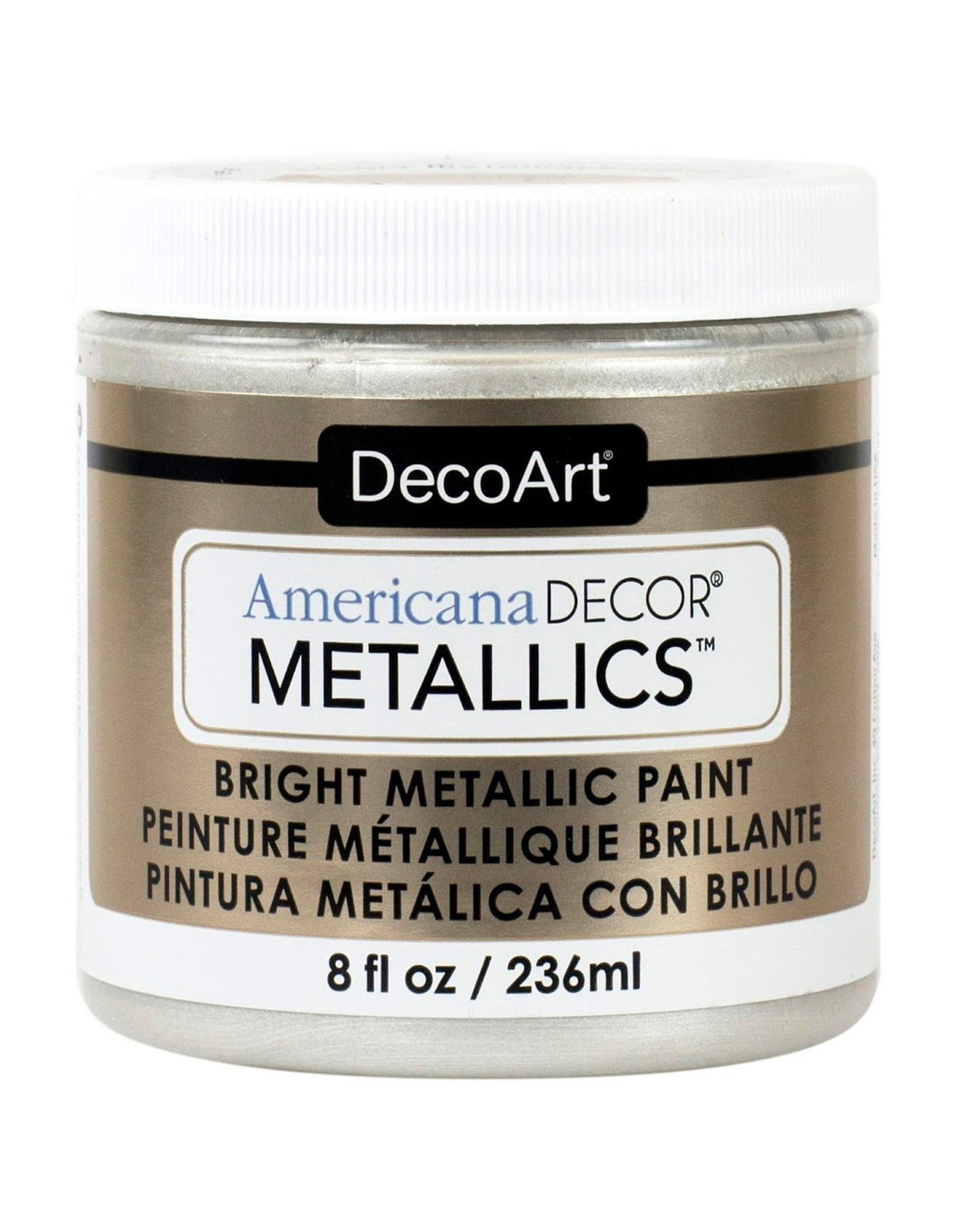 DecoArt DecoArt Americana Decor Metallics, Pearl 8oz