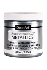 DecoArt DecoArt Americana Decor Metallics, Silver 8oz