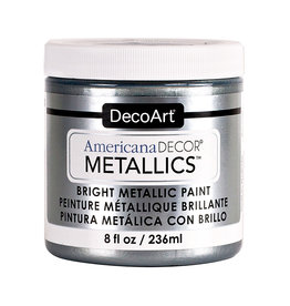 DecoArt DecoArt Americana Decor Metallics, Silver 8oz