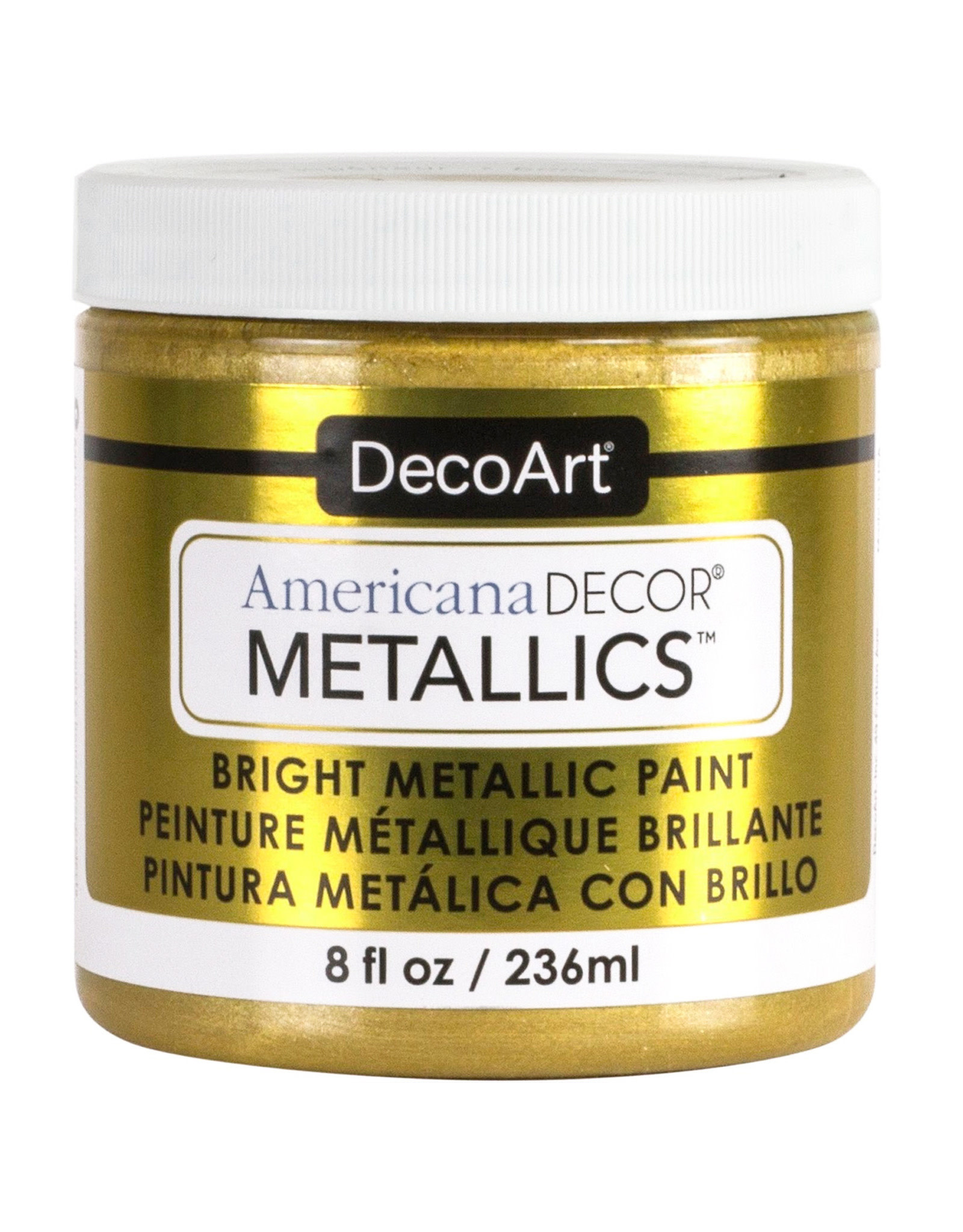 DecoArt DecoArt Americana Decor Metallics, Soft Gold 8oz