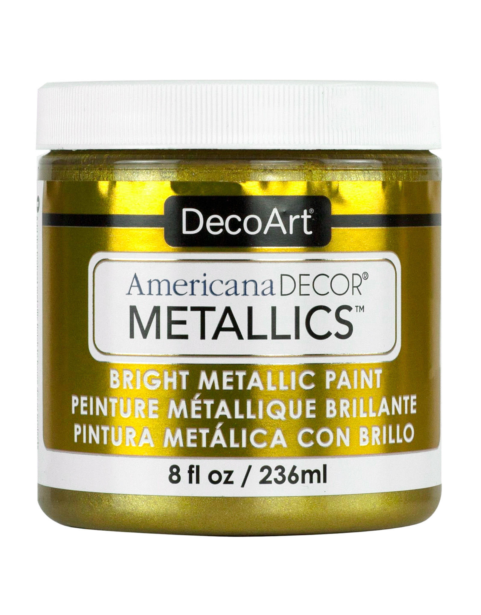 Deco Art Americana Acrylic Paint 8Oz - Lamp Black - Americana