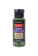 DecoArt DecoArt SoSoft Fabric Acrylics, Avocado Green 2oz