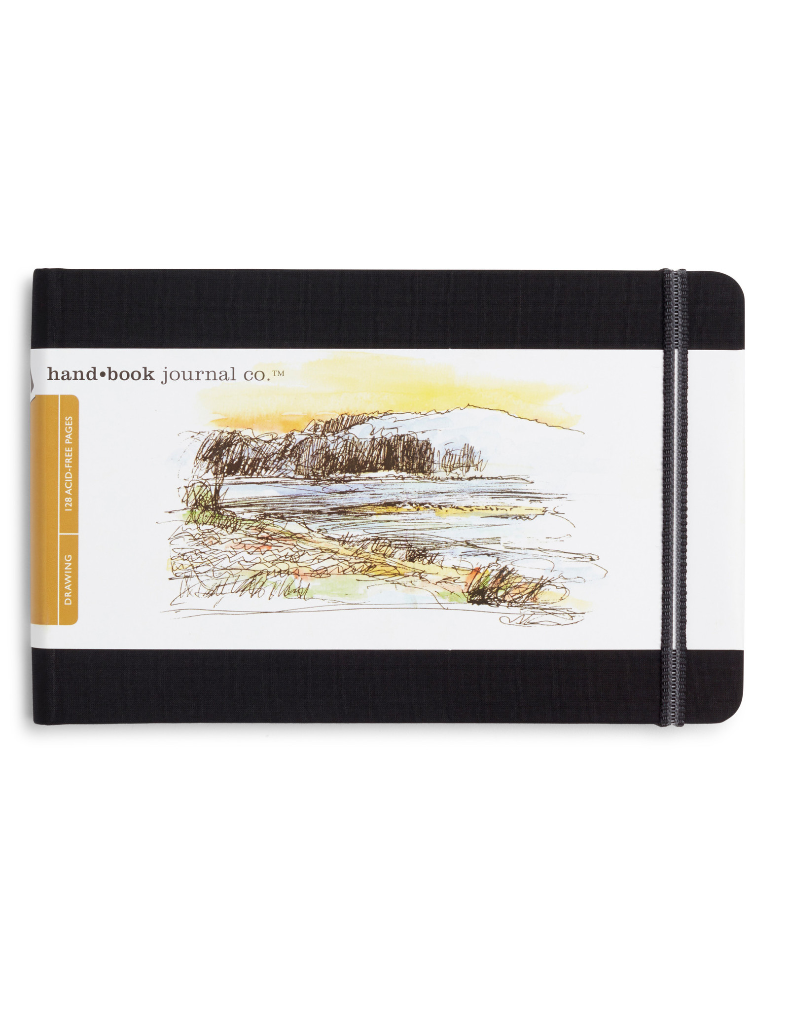 SPEEDBALL ART PRODUCTS Travelogue Journal, Landscape, Ivory Black 5 1/2" x 8 1/4"