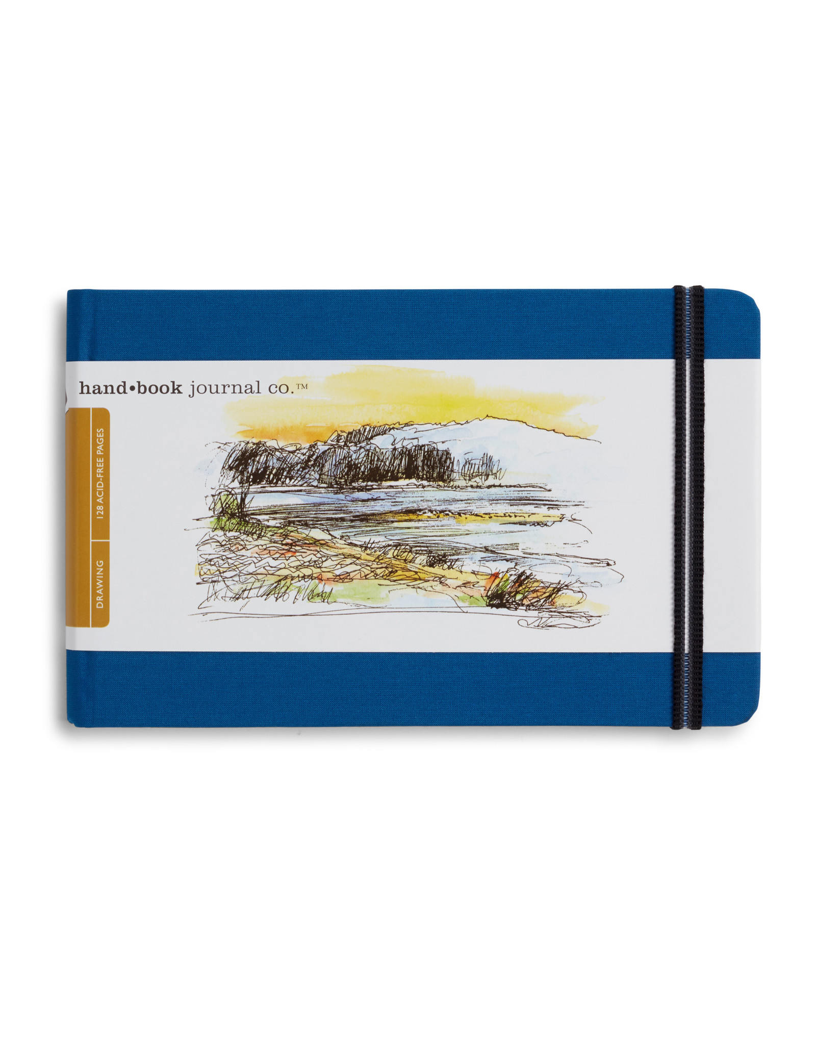 SPEEDBALL ART PRODUCTS Travelogue Journal, Landscape, Ultramarine Blue 5 1/2" x 8 1/4"