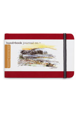 SPEEDBALL ART PRODUCTS Travelogue Journal, Landscape, Vermilion Red 3 1/2" x 5 1/2"