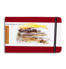 SPEEDBALL ART PRODUCTS Travelogue Journal, Landscape, Vermilion Red 5 1/2" x 8 1/2"