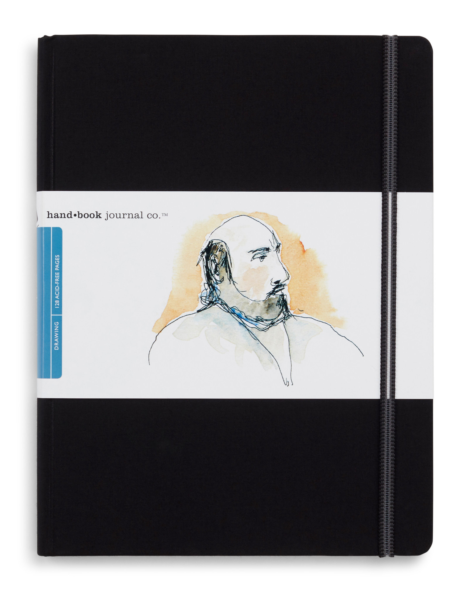 SPEEDBALL ART PRODUCTS Travelogue Journal, Large Portrait, Ivory Black 10 1/2" x 8 1/4"