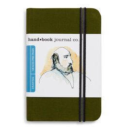 SPEEDBALL ART PRODUCTS Travelogue Journal, Portrait, Cadmium Green 3 1/2" x 5 1/2"