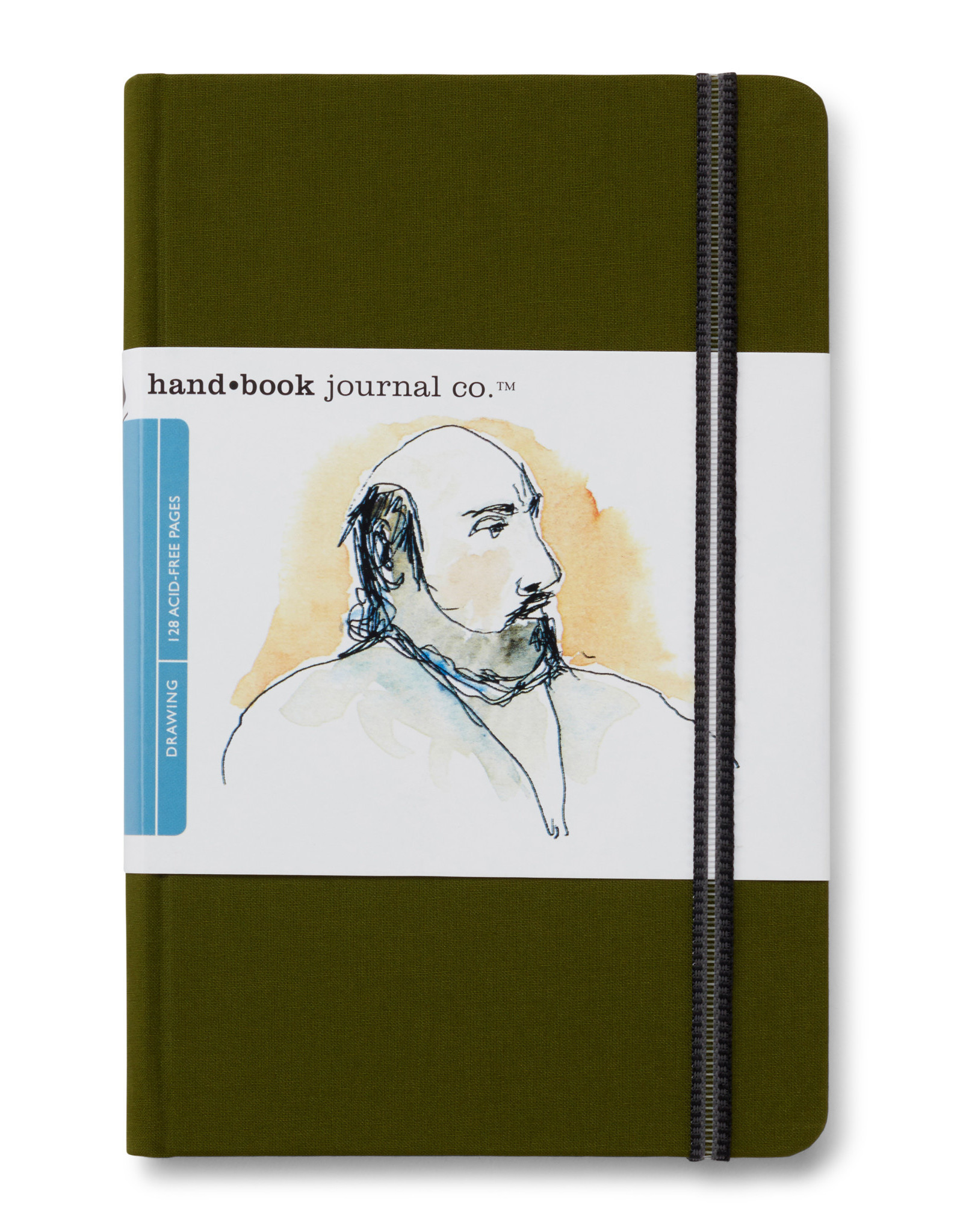 SPEEDBALL ART PRODUCTS Travelogue Journal, Portrait, Cadmium Green 5 1/2" x 8 1/4"