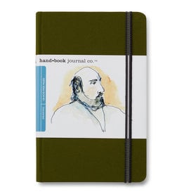 SPEEDBALL ART PRODUCTS Travelogue Journal, Portrait, Cadmium Green 5 1/2" x 8 1/4"